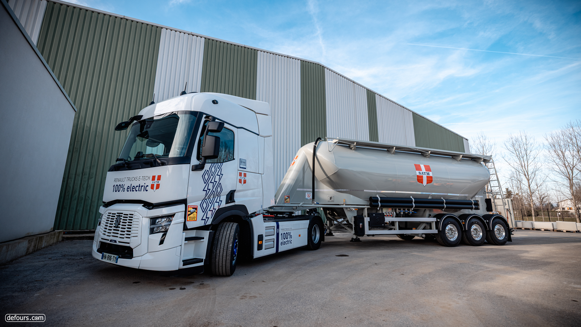 Transport durable: camion 100% électrique groupe Vicat