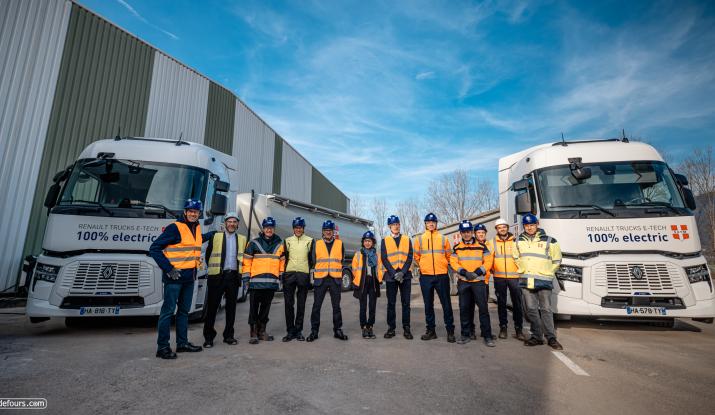 Décarbonation de la logistique de transport Vicat