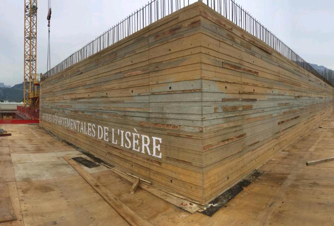 Chantier des Archives départementales de l'Isère