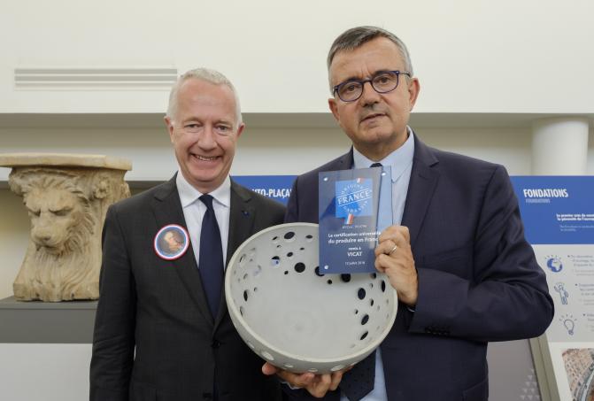 Origine France Garantie for Vicat concrete