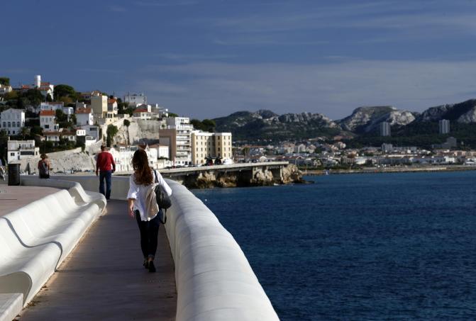 Corniche JFK : fortification en béton Vicat SmartUp