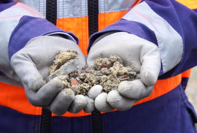 Déchets ciment et béton