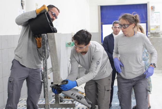 Démonstration Sigma Béton liant Carat