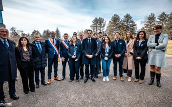  Visite de Monsieur Mathieu Lefèvre, Ministre délégué chargé de la Transition écologique au siège du groupe Vicat