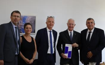 Inauguration de la fresque d’Athos Bulcão, groupe Vicat